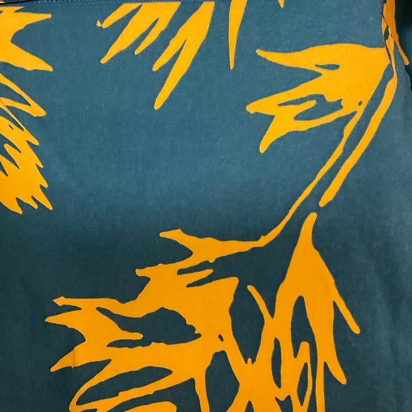 The North Face Men's Teal and Yellow Hoodie - Picture 3 of 3